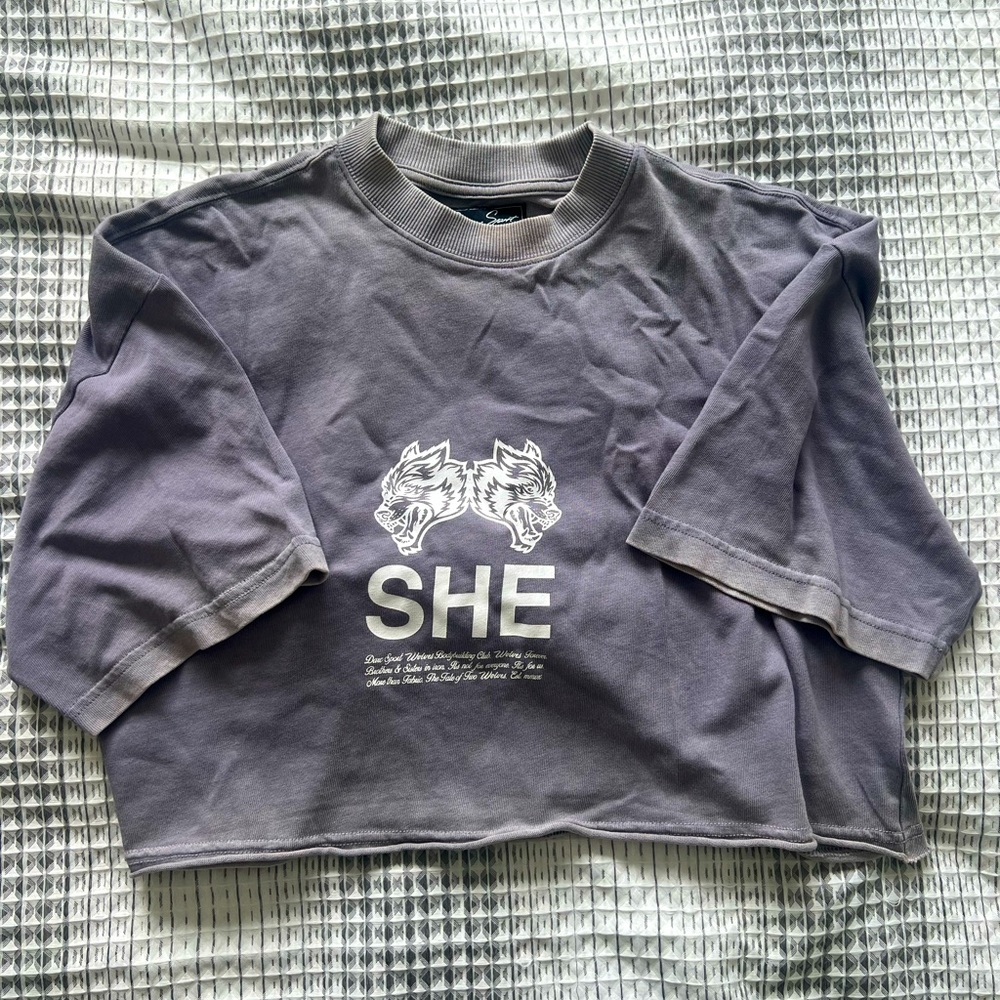 Darc Sport Crop top, purple, XS.